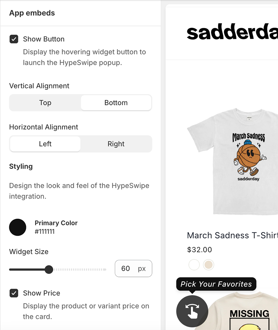 Shopify Dashboard